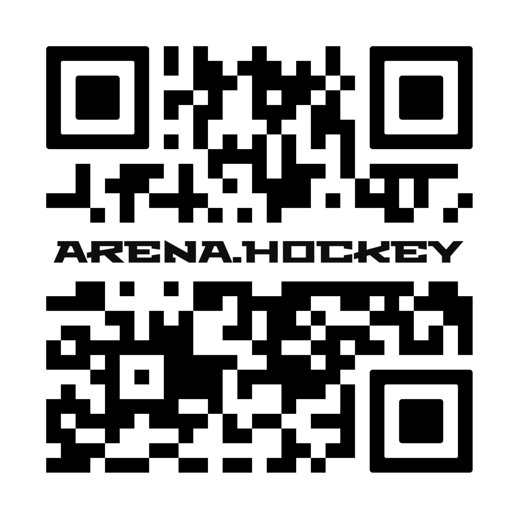 QR code for the arena.hockey LinkedIn group